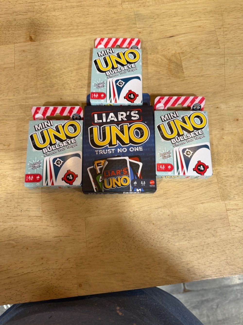 UNO Card Game Bundle - Black and Light Blue Packaging